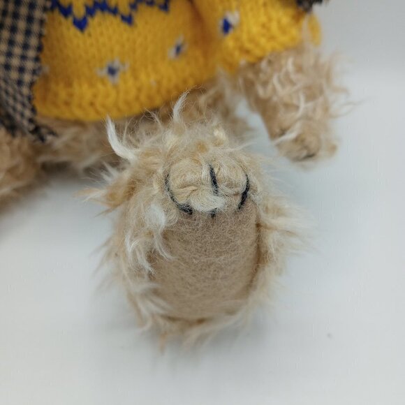 1997 Heartfelt Collectibles Bear 12"L Movable Arms & Legs Plush Stuffed Animal - Picture 4 of 12